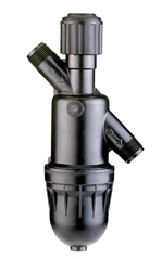 Combined disc filter and quality valve