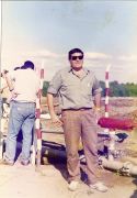 irrigation man in action