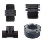 Threaded plastic fittings