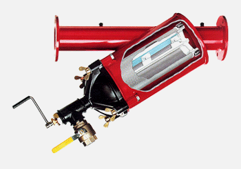 semi automatic brushaway filter steel
