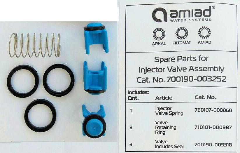 SET OF O-RINGS FOR FERTILIZER INJECTOR
