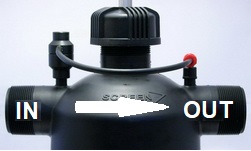 clogging indicator, filter is clean