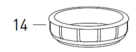 1" and 1.5" fixing nut arkal amiad spare parts