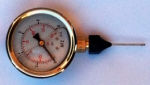 Gauge with a needle