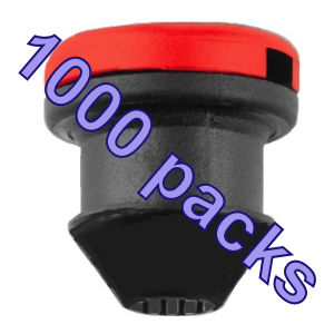 Flow rate selection: 3.75 l/h  [1.0 gph] Black/Red