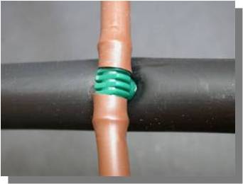 tee 8x8 insert coupler as start connector